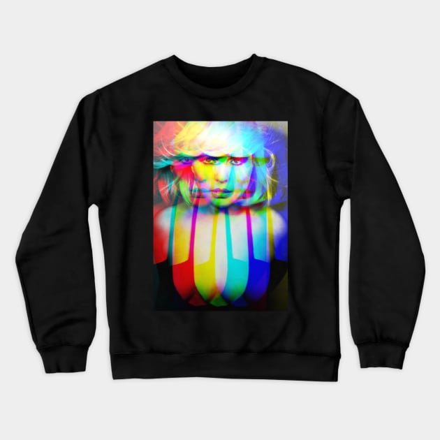 Disco Debbie Art Crewneck Sweatshirt by PengellyArt